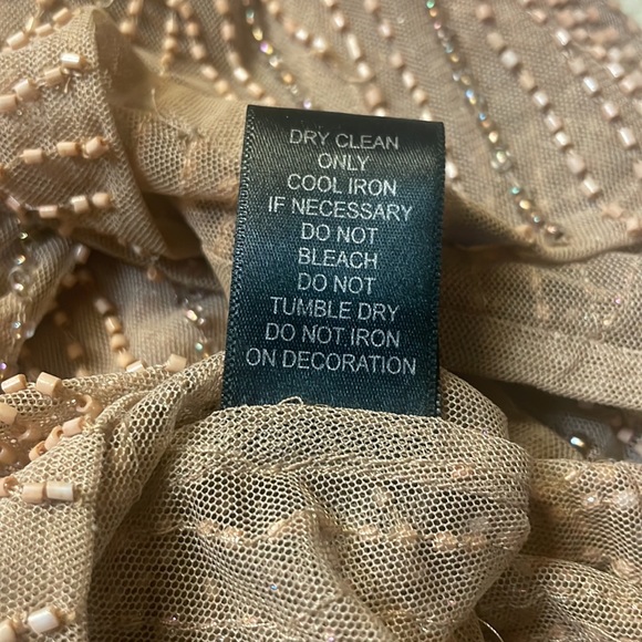 Beaded nude top - Picture 7 of 8